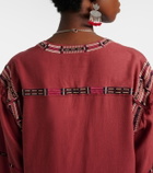 Isabel Marant Freya embroidered silk tunic