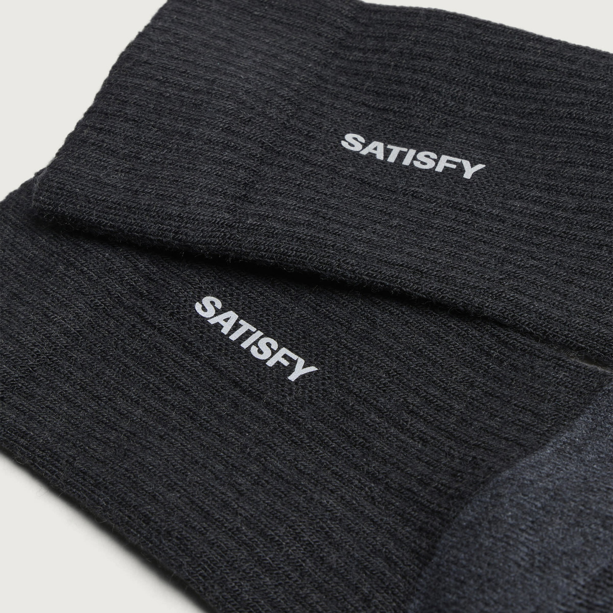 Satisfy Men's Merino Nylon Tube Socks in Black