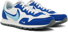 Nike White & Blue Air Pegasus 83 Sneakers
