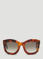 Mask B2 Oversized Acetate Sunglasses in Brown