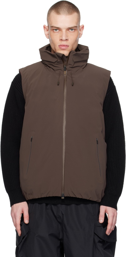 Photo: Descente ALLTERRAIN Brown Mizusawa Invisible INV-08 Down Vest