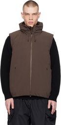 Descente ALLTERRAIN Brown Mizusawa Invisible INV-08 Down Vest