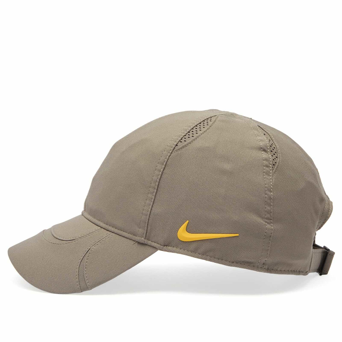 Nike Men's x Nocta Cardinal Stock Club Cap in Olive Grey/Yellow Ochre