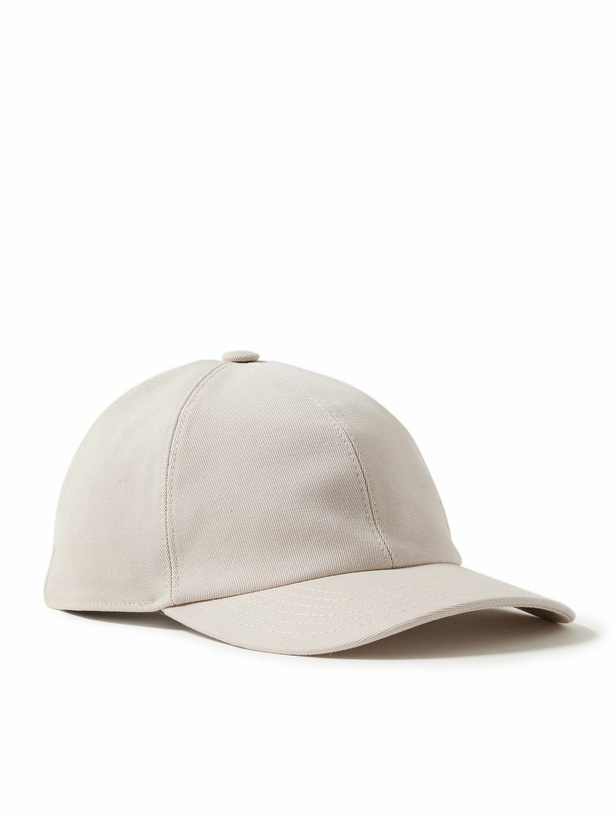 Photo: Purdey - Logo-Embroidered Cotton and Wool-Blend Twill Baseball Cap