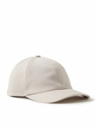 Purdey - Logo-Embroidered Cotton and Wool-Blend Twill Baseball Cap