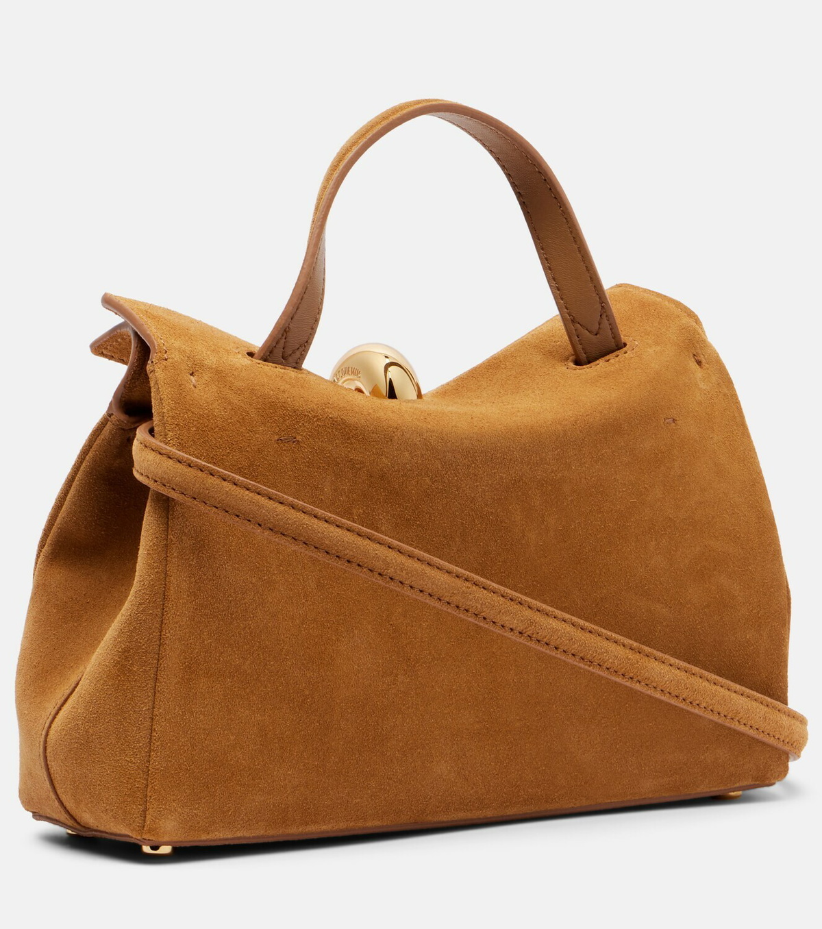 ユミムエ Jacquemus Valerie Small suede top-handle bag Jacquemus