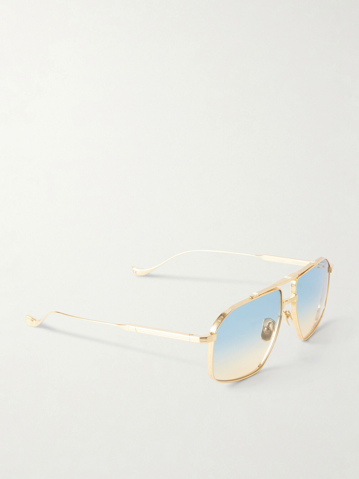 Cutler and Gross - 1424 Aviator-Style Silver-Tone Sunglasses