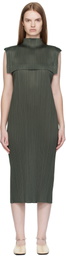 PLEATS PLEASE ISSEY MIYAKE Gray Monthly Colors June Maxi Dress