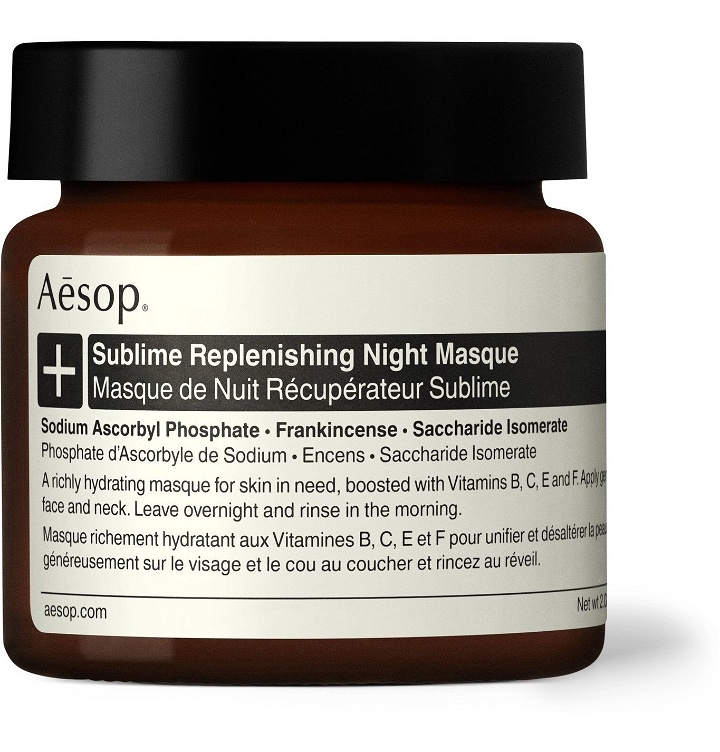 Photo: Aesop - Sublime Replenishing Night Masque, 60ml - Colorless