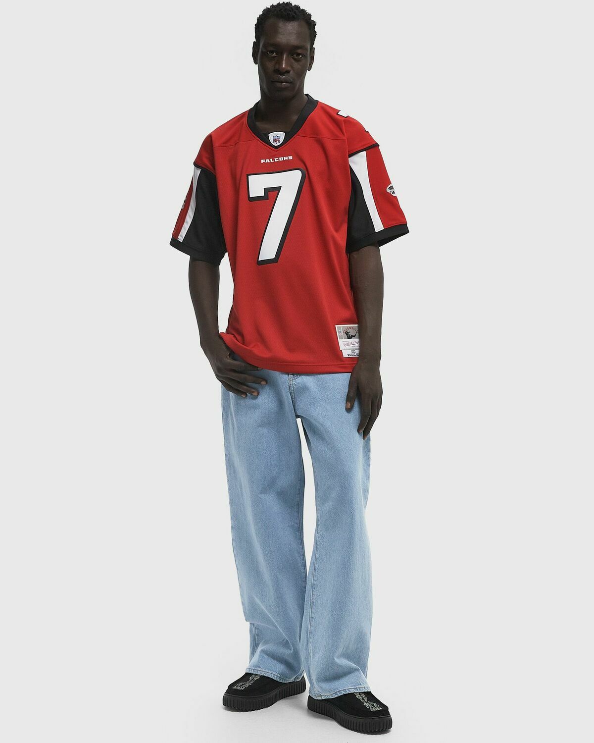 【希少】mitchell&ness レッドスキンズ ユニフォーム ビッグサイズ Mitchell & Ness NFL DARK SCARLET JERSEY ATLANTA FALCONS 2003