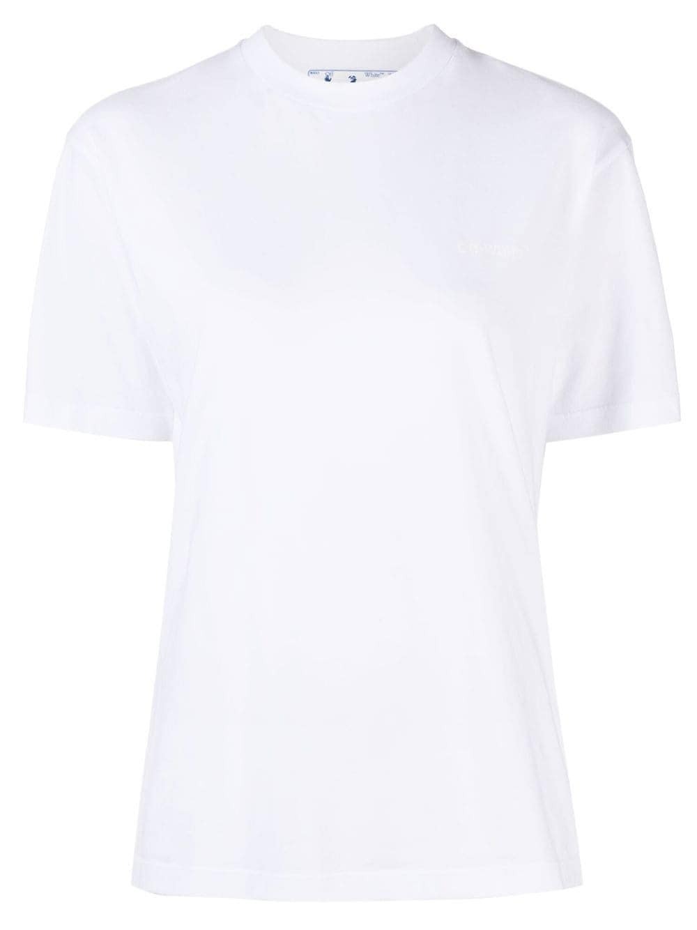 OFF-WHITE - Diag Print Cotton T-shirt Off-White