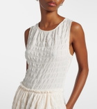 Proenza Schouler White Label Zoira shirred maxi dress