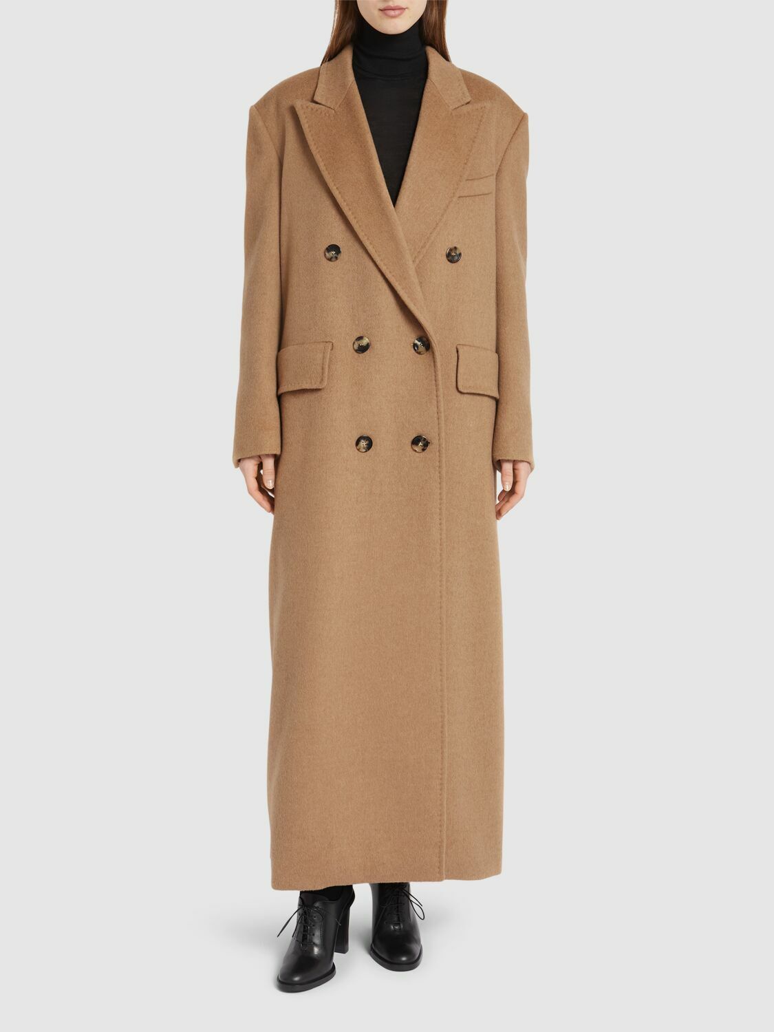 コート MAX MARA FUNGO DOUBLE-BREASTED CAMELWOOL COAT MAX MARA Fungo Double Breast Camel Coat Max Mara