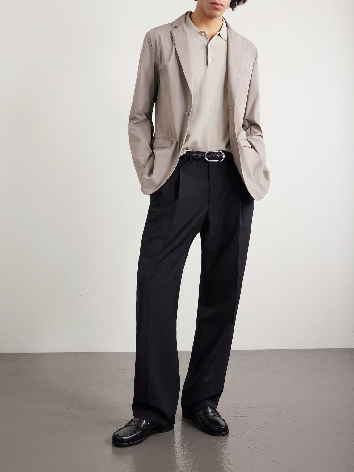 Herno - Slim-Fit Shell Blazer - Neutrals