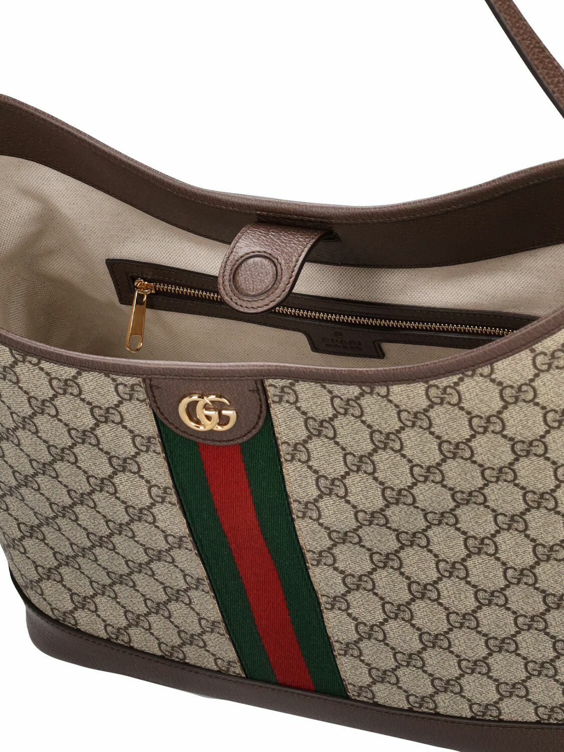 GUCCI - Medium Ophidia Gg Canvas Hobo Bag