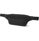 SAINT LAURENT - Leather-Trimmed Canvas Belt Bag - Black
