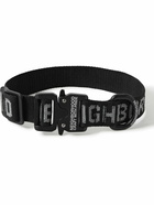 Neighborhood - Logo-Jacquard Webbing Dog Collar