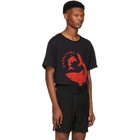 Gucci Black Magnetismo Animale Shark T-Shirt