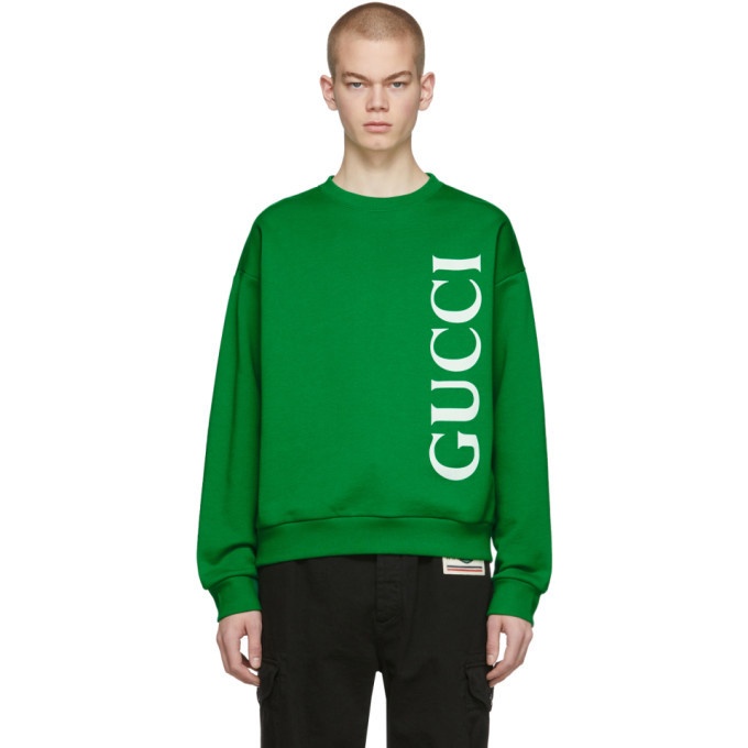 Photo: Gucci Green Logo Sweatshirt