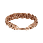 Emanuele Bicocchi SSENSE Exclusive Rose Gold Flat Braided Bracelet