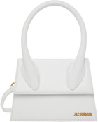 JACQUEMUS White 'Le Grand Chiquito' Top Handle Bag