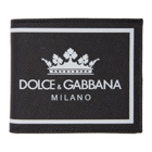 Dolce and Gabbana Black Bifold Logo Wallet