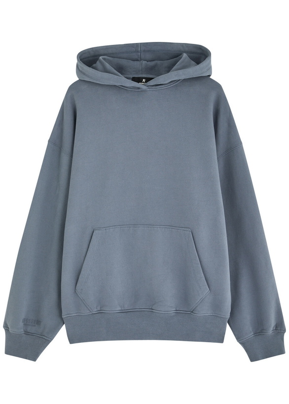 Photo: Represent Owners Club Boyfriend Hooded Cotton Sweatshirt Blue