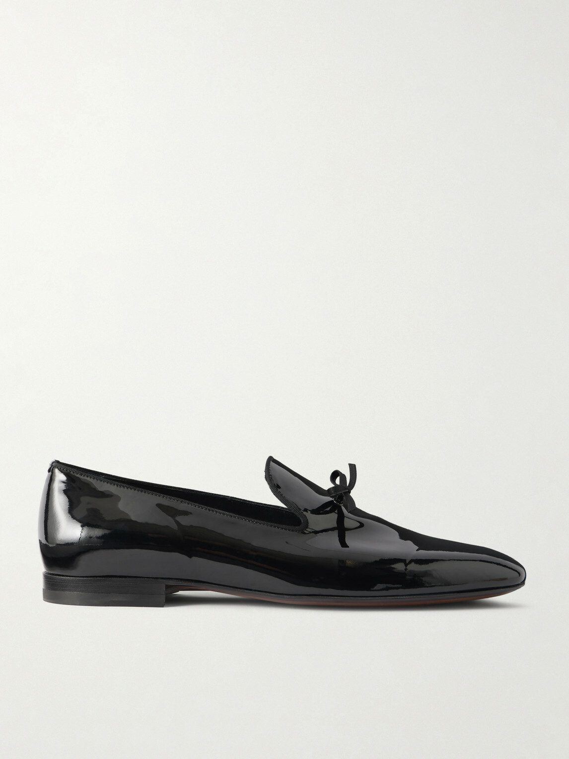 TOM FORD - Scott Patent-Leather Loafers - Black