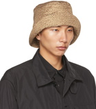 Engineered Garments Brown Leopard Print Bucket Hat