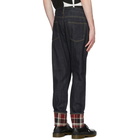 Alexander McQueen Indigo Japanese Denim Jeans