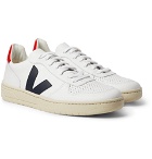 Veja - V-10 Rubber-trimmed Leather Sneakers - Men - White