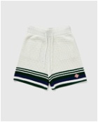 Casablanca Crochet Effect Tennis Shorts White - Mens - Casual Shorts