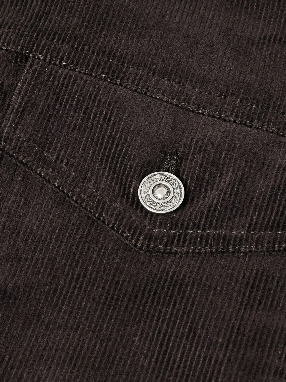 Mr P. - Cotton-Corduroy Trucker Jacket - Brown