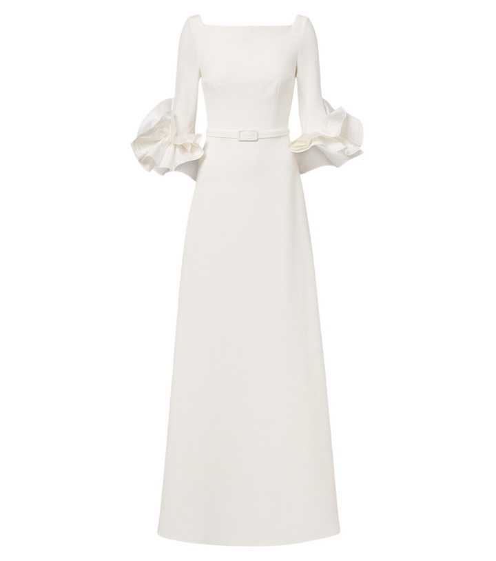Photo: Safiyaa Belisa belted ruffled crêpe gown