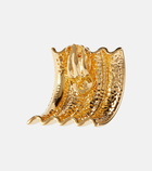 Khaite Julius Small gold-plated earrings