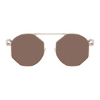 McQ Alexander McQueen Gold MQ0146SA Sunglasses