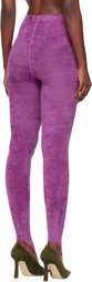 Julie Kegels Purple Thong Leggings