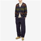 POP Trading Company Men's Striped Knitted Cardigan in Delicioso