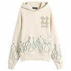 Amiri Men's MA Quad Flames Hoodie in Ivory