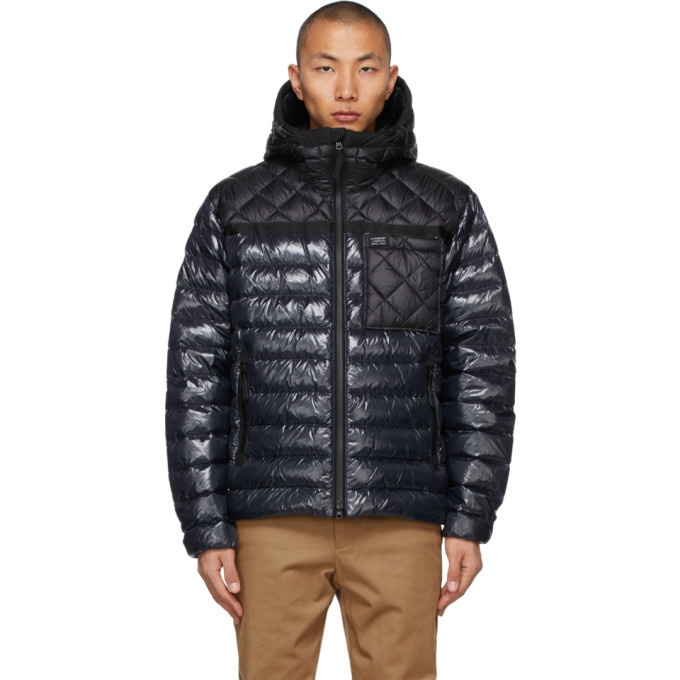 Burberry Navy Down Ayling Jacket Burberry