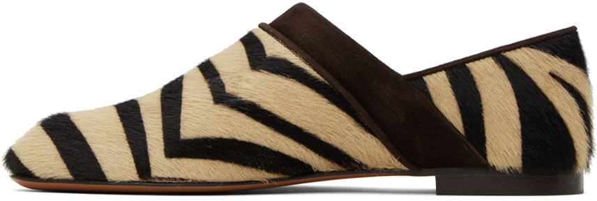 Wales Bonner Beige & Black Earth Loafers