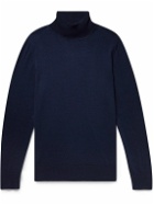 Richard James - Merino Wool Rollneck Sweater - Blue