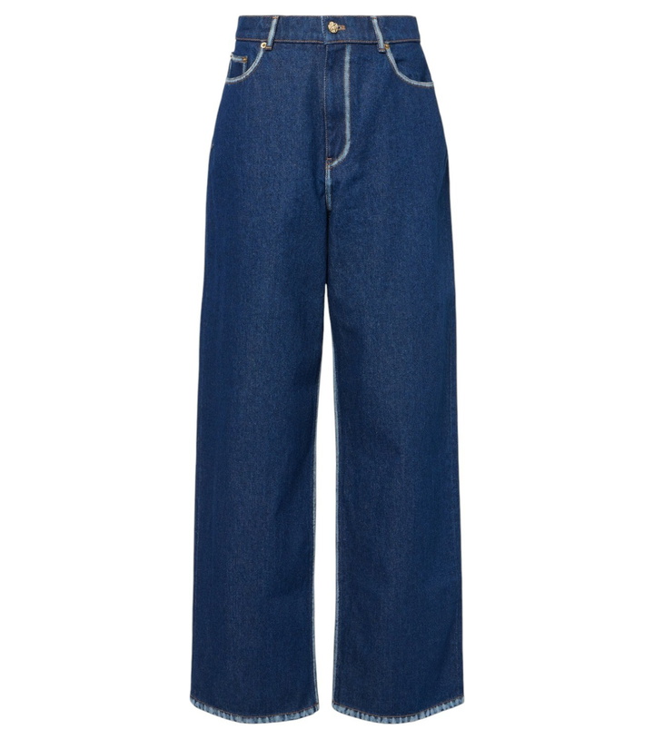 Photo: Nina Ricci High-rise wide-leg jeans