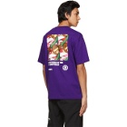 AAPE by A Bathing Ape Purple Aaper Embrace T-Shirt