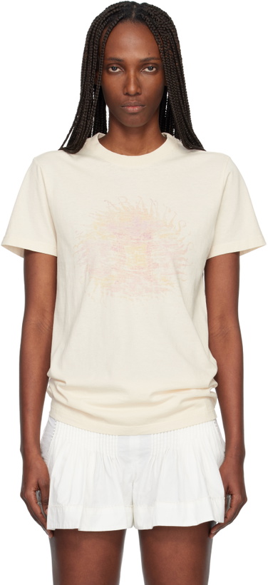 Photo: Isabel Marant Etoile Beige Zoeline T-shirt