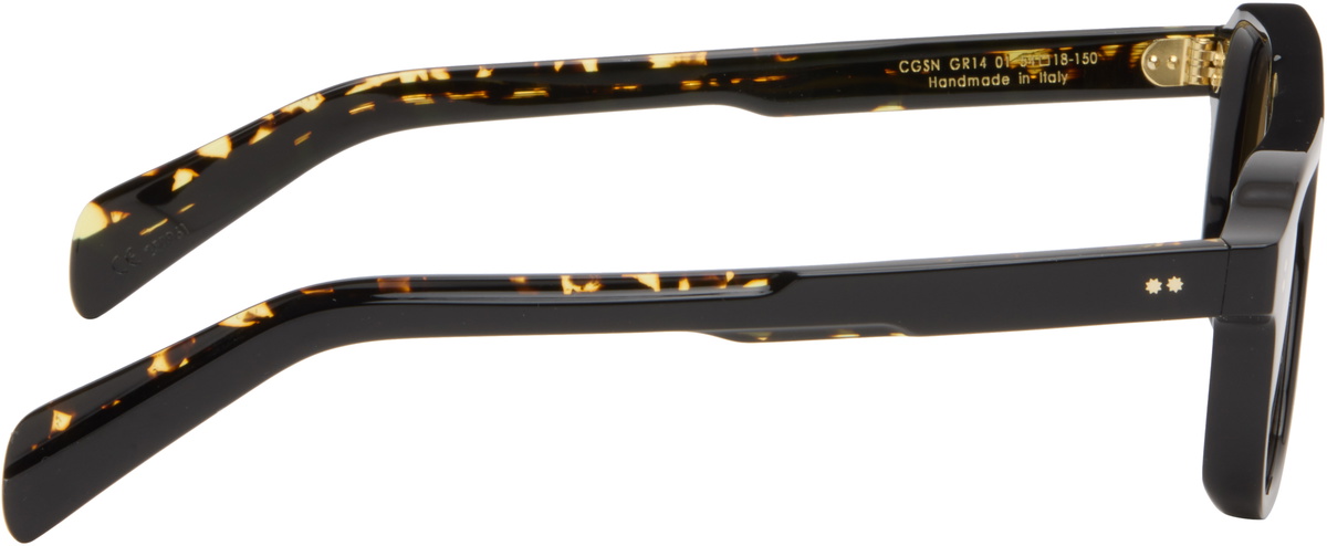 Cutler and Gross Black GR14 Aviator Sunglasses