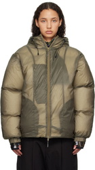 ROA Taupe Smooth Down Jacket