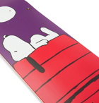 The SkateRoom - Peanuts by Rob Pruitt Set of Three Printed Wooden Skateboards - Purple