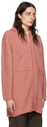 AURALEE Pink Cotton Cardigan
