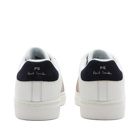 Paul Smith Men's Embroidered Stripe Rex Sneakers in White